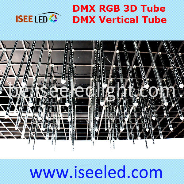 RGB DMX512 LED 3D Tube